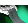 Rubber B strap M106CD Black/Green with buckle