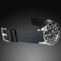 Rubber B strap M107 Black with buckle
