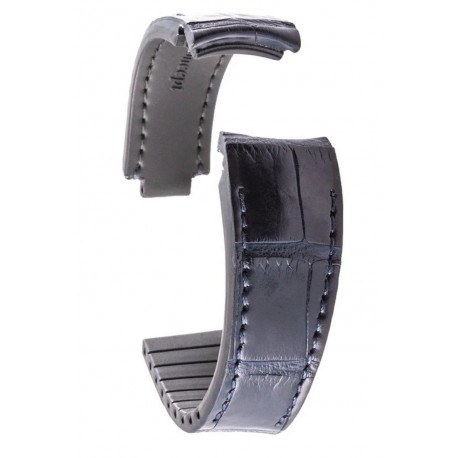 R-Strap Alligator strap for Rolex - Dark blue