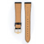 Genuine Croco Hirsch Watch Strap Black