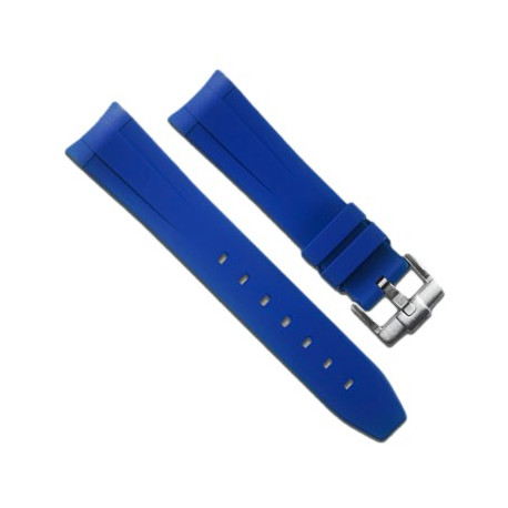 Rubber B strap M106CD Blue with buckle