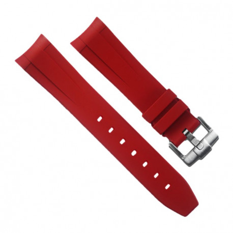 Rubber B strap M106CD Red with buckle