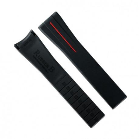 Rubber B strap M101 Black/Red
