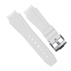 Rubber B strap M107White with buckle