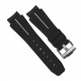 Rubber B strap M107 Black/White with buckle