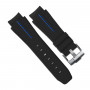 Rubber B strap M107Black/Blue with buckle