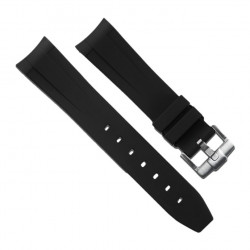 Rubber B strap M141 Black with buckle