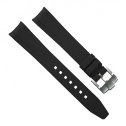 Rubber B Strap M317 Black with buckle