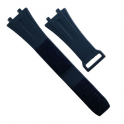 Rubber B Strap APV41Blue for Audemars Piguet Royal Oak 41mm on Bracelet - Velcro Series