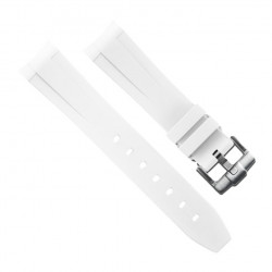 Rubber B strap M236 White with buckle