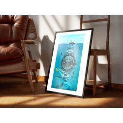 Watchoniste X MisterChrono art printing - Sea Dweller - 40x50