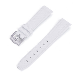 Rubber strap texture for Omega MoonSwatch - white
