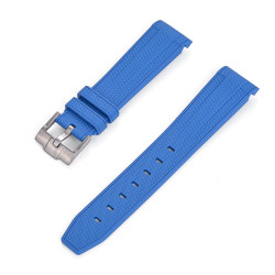 Rubber strap texture for Omega MoonSwatch - blue