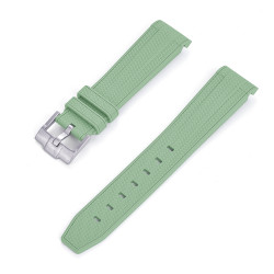 Rubber strap texture for Omega MoonSwatch - green