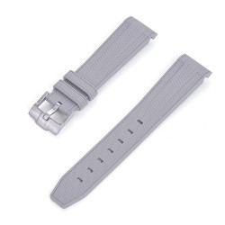 Rubber strap texture for Omega MoonSwatch -grey