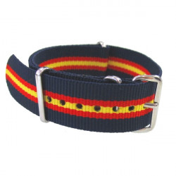 Watch NATO strap Blue/Yellow/Green/Red