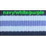 Watch NATO strap navy/white/purple