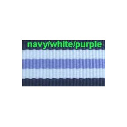 Watch NATO strap navy/white/purple