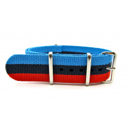 Navy/Blue/Red NATO watch strap