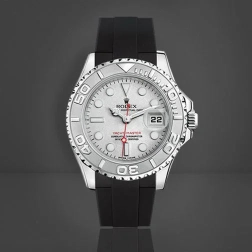 Rubber B Strap M317 Black with buckle - detail