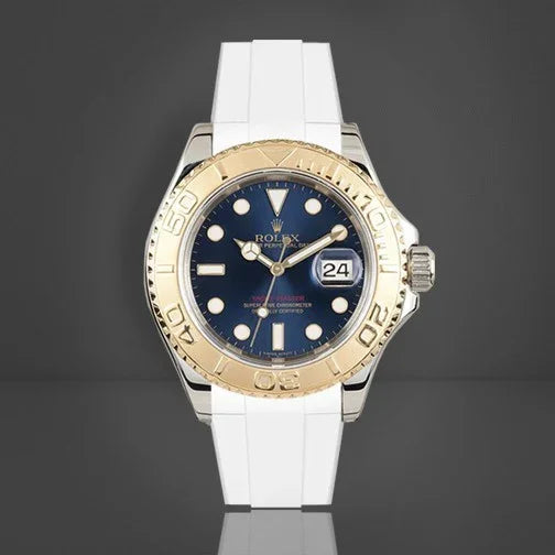 Rubber B Strap M317 White with buckle - detail