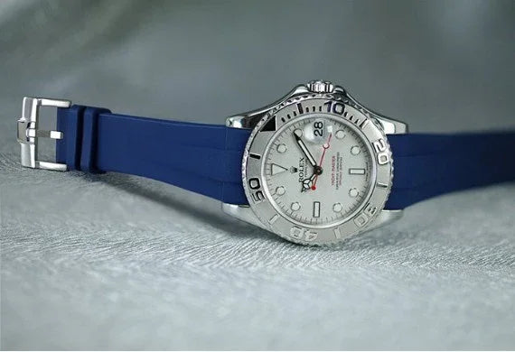 Rubber B Strap M317 Navy Blue with buckle - view 3