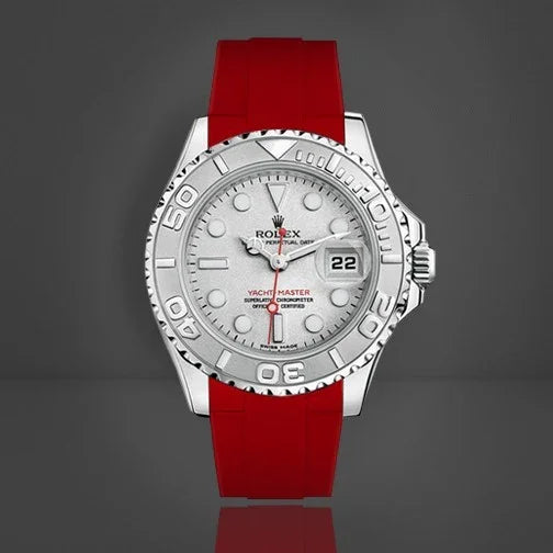 Rubber B Strap M317 Red with buckle - detail