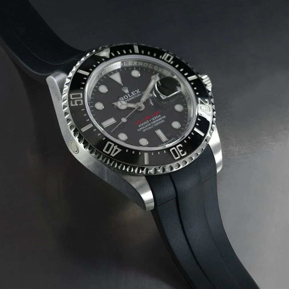 RubberB M112 Black Strap - detail