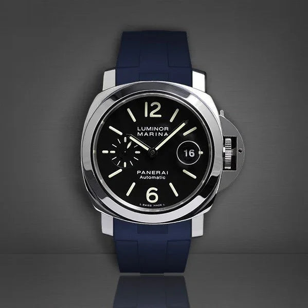 RubberB Strap Luminor 44 mm Blue Navy - detail