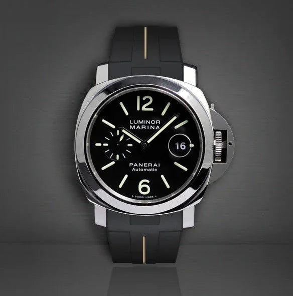 RubberB Strap Luminor 44 mm Black/Tan - detail