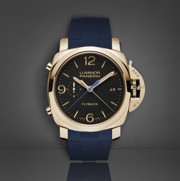 RubberB Strap Navy forLuminor 44 mm 1950 Type I