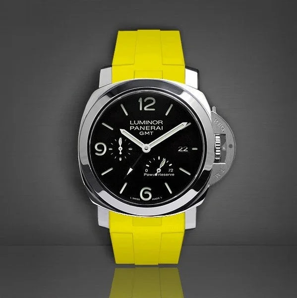 RubberB Strap Yellow for Luminor 44 mm 1950 Type II - detail