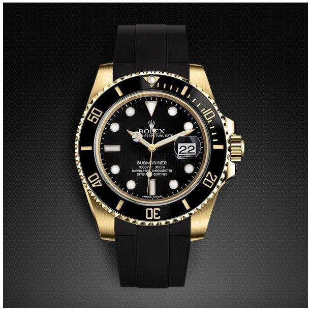 Rubber B strap M104 Black