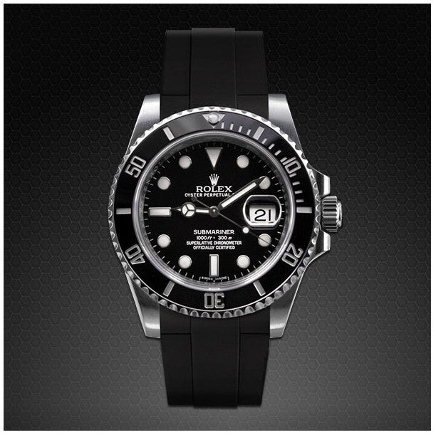 Rubber B strap M104 Black