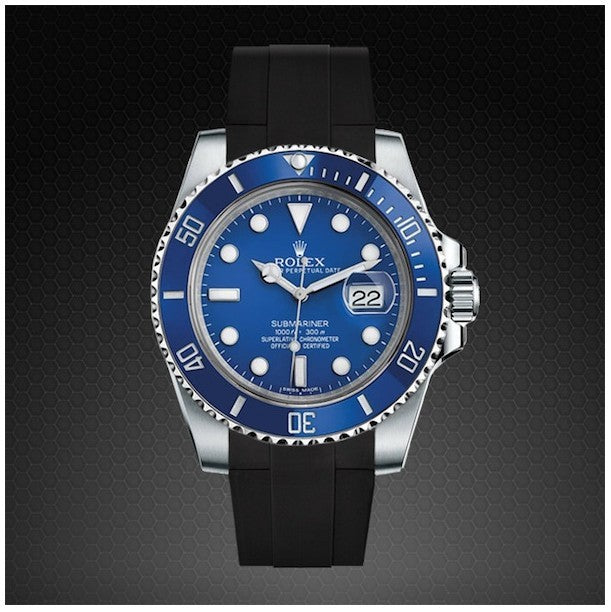 Rubber B strap M104 Black