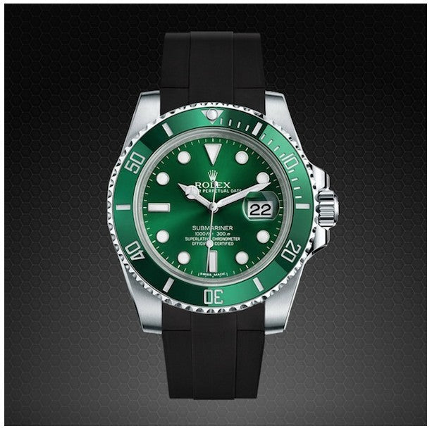 Rubber B strap M104 Black