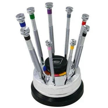 Set of 9 screwdrivers anti magnetic - watchmaking tool
