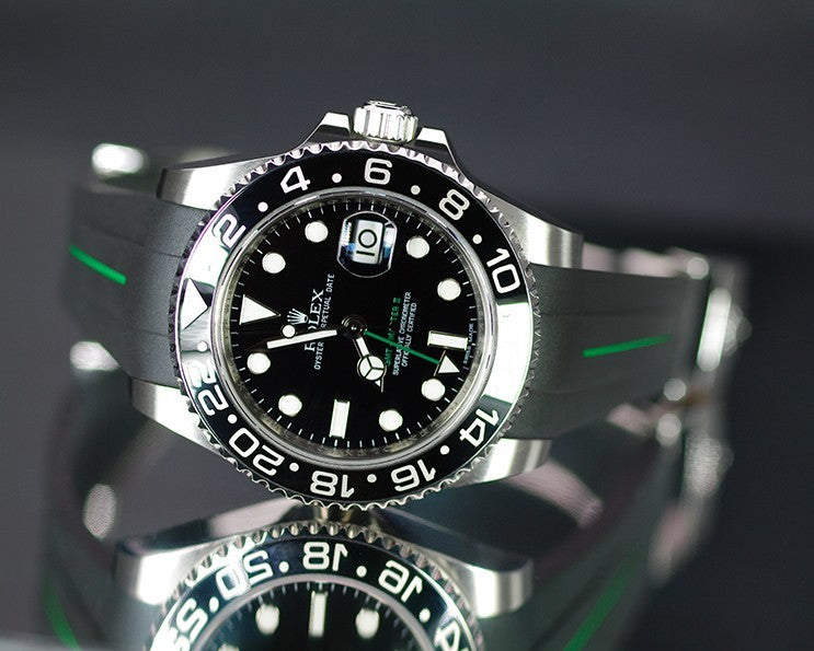 Rubber B strap M103CD Black/Green