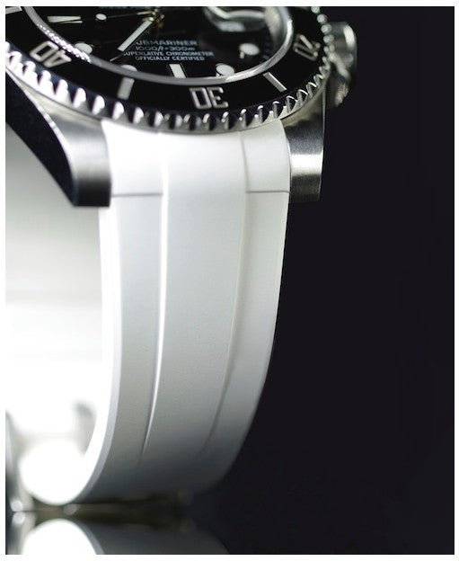 Rubber B strap M106CD White with buckle