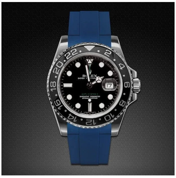 RubberB M106CD Blue with buckle Strap - view 3