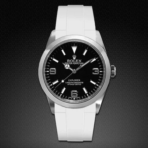 RubberB M106 White with buckle Strap - view 3