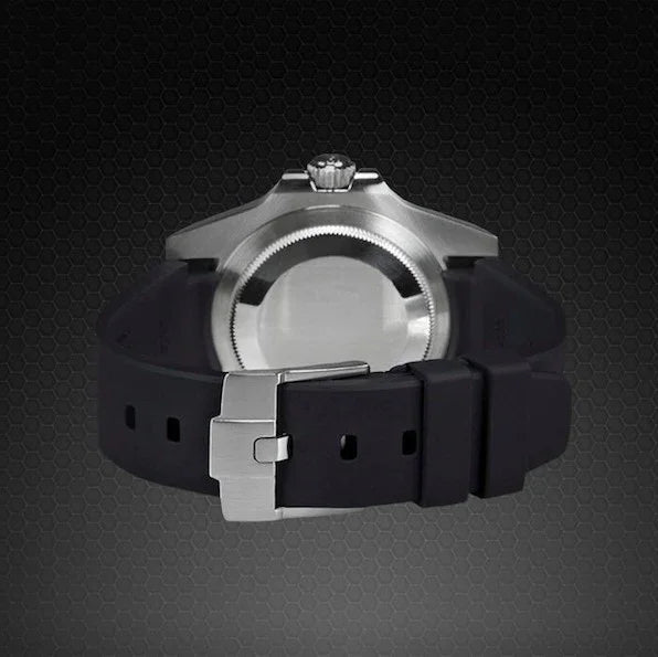 RubberB M106 Black/Blue with buckle Strap - view 6
