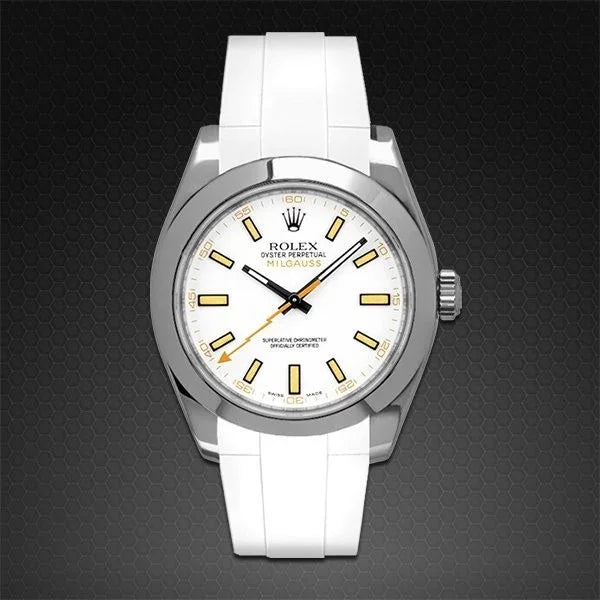 Rubber B Strap M115 White - detail