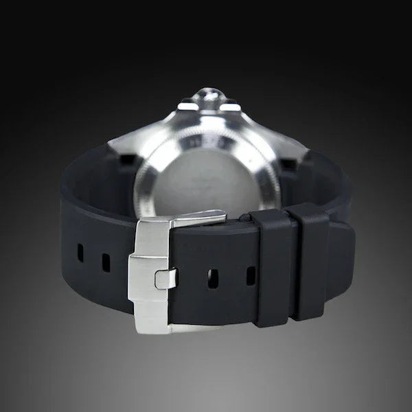 RubberB M107 Black with buckle Strap - view 4