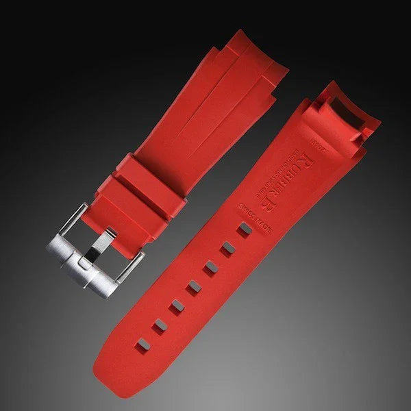 RubberB M107 Red with buckle Strap - view 3