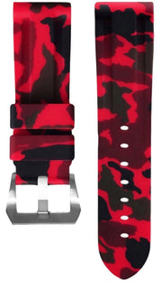 Horus Camouflage Rubber for Panerai Luminor&  Radiomir red