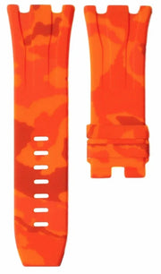 Horus Camouflage Rubber Orange for APROO 44mm - rubber watch strap