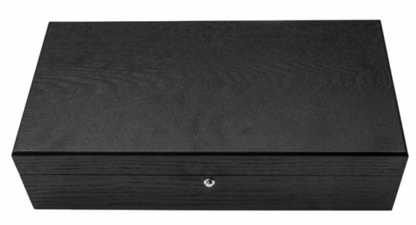 KronoKeeper black Ash 10 watch box