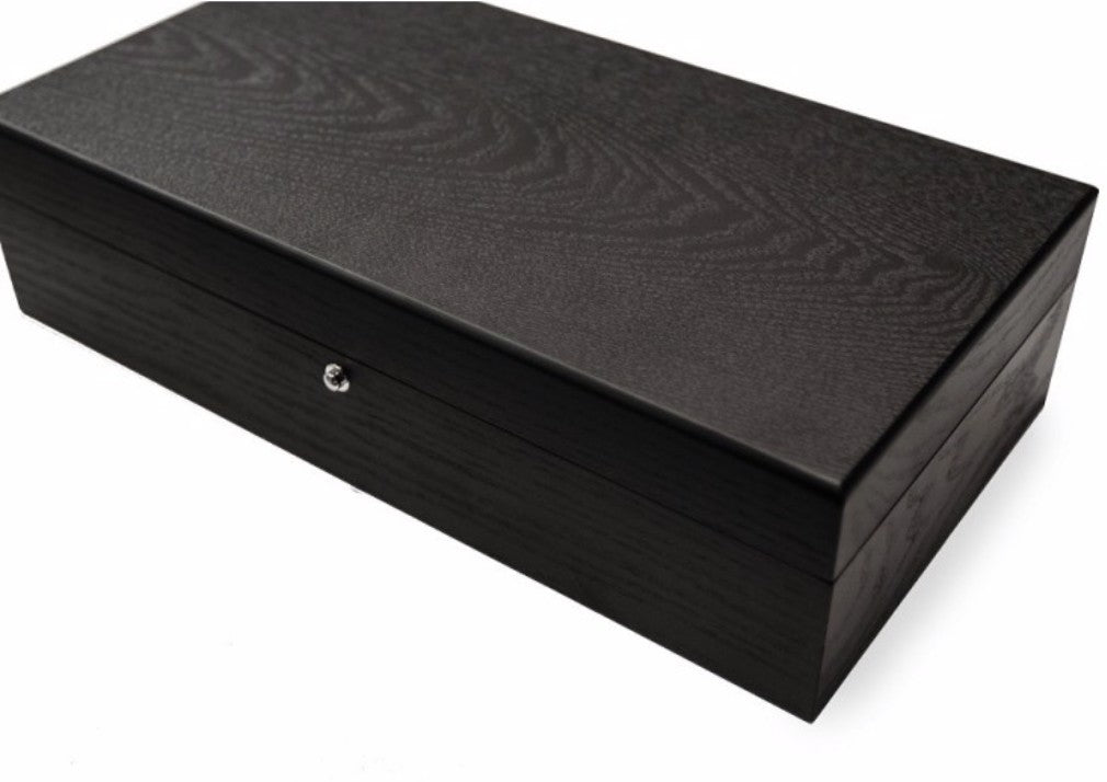 KronoKeeper black Ash 10 watch box