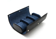 Phase De Lune Leather travel case for 3 watches - watch box